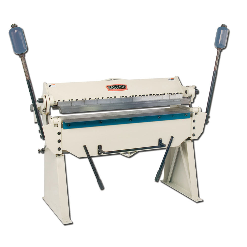 Cintreuse de tôle à caissons robuste BB-4814 de 48 po de capacité de calibre 14 avec support
