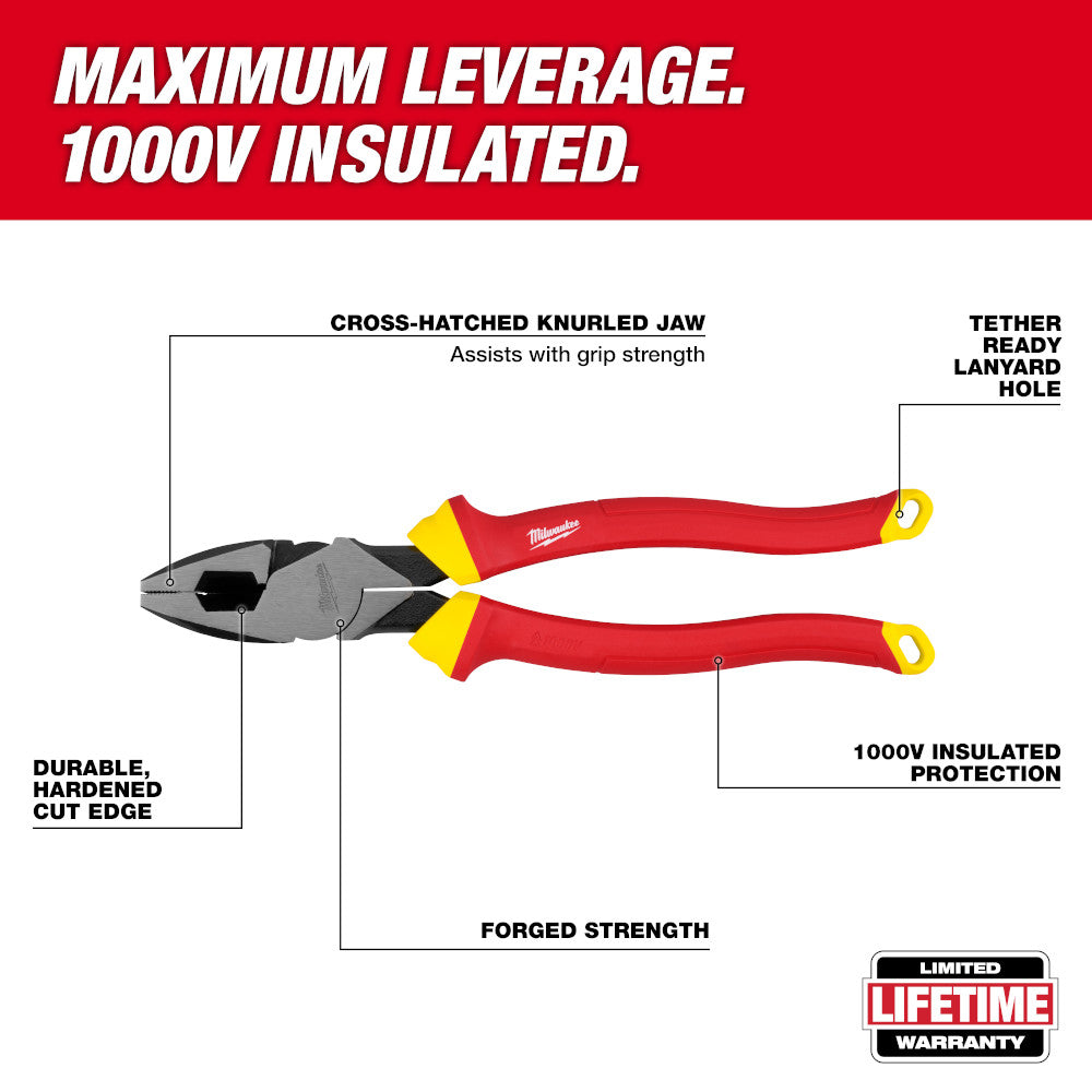 Jeu d'outils à main isolés 1000V pour électriciens - 5 pièces