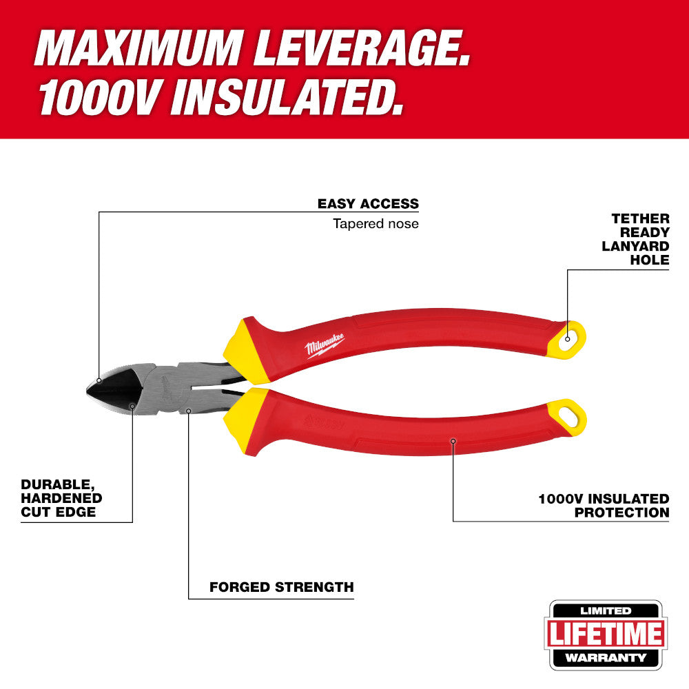 Jeu d'outils à main isolés 1000V pour électriciens - 5 pièces
