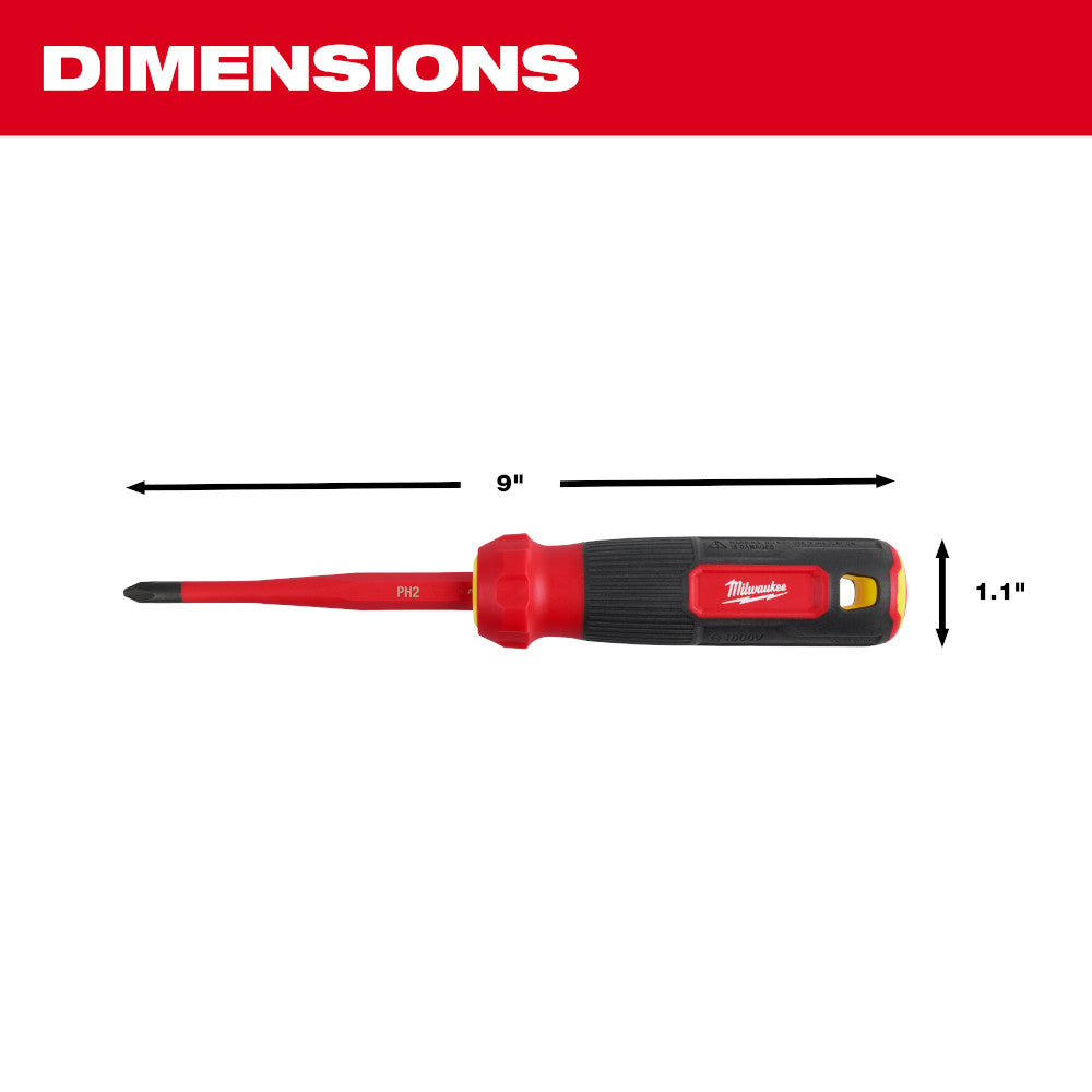 Ensemble de tournevis à embouts multiples isolés à pointe fine 8 en 1 1000 V