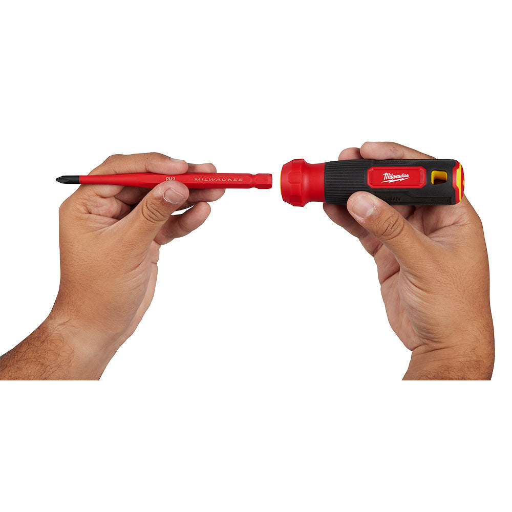 Ensemble de tournevis à embouts multiples isolés à pointe fine 8 en 1 1000 V