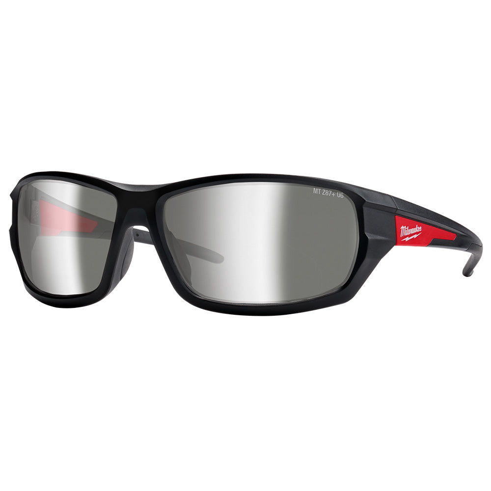 Lunettes de sécurité haute performance avec verres miroirs anti-buée et anti-rayures, conformes ANSI Z87.1