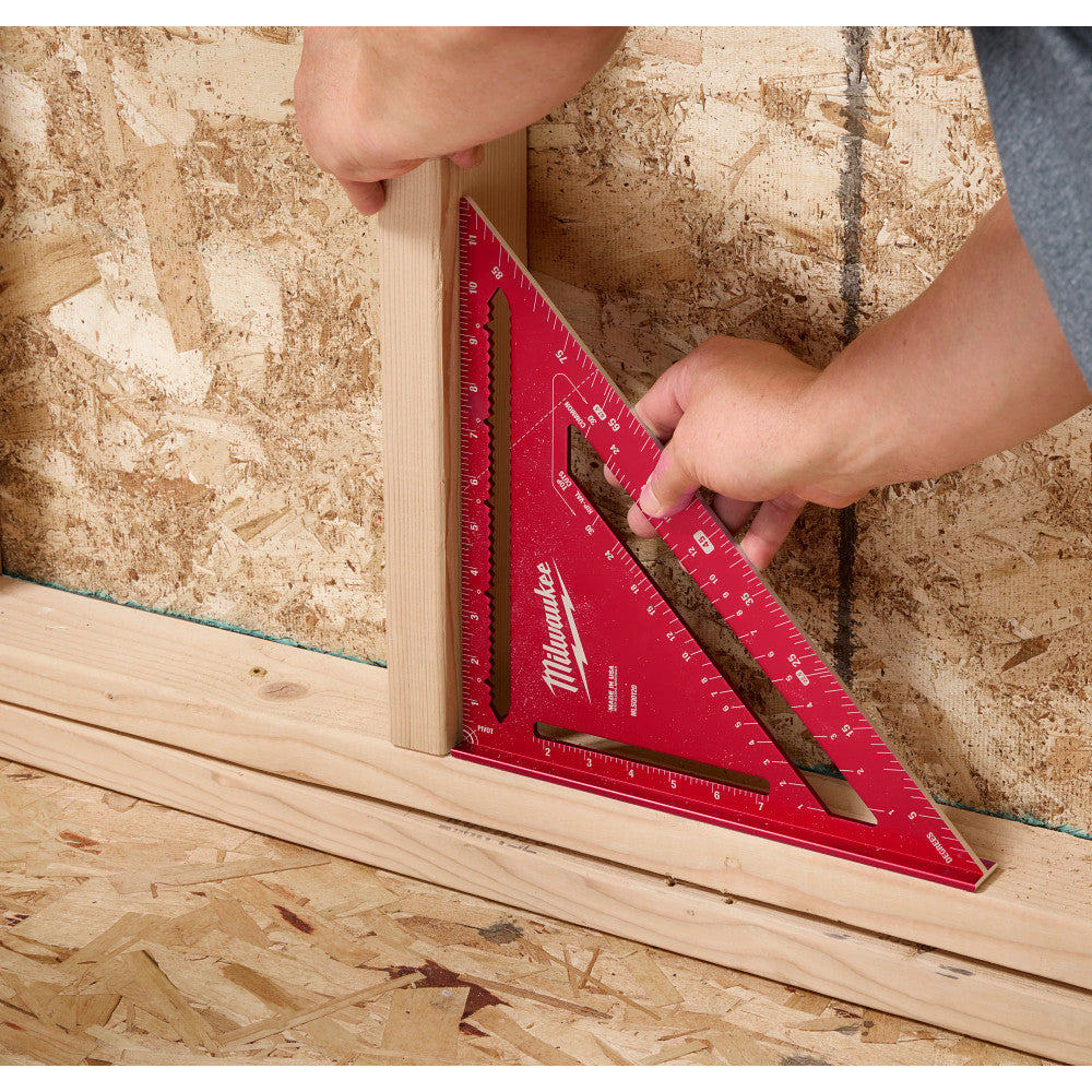 Équerre de charpentier 300 mm avec outil de traçage durable et précis