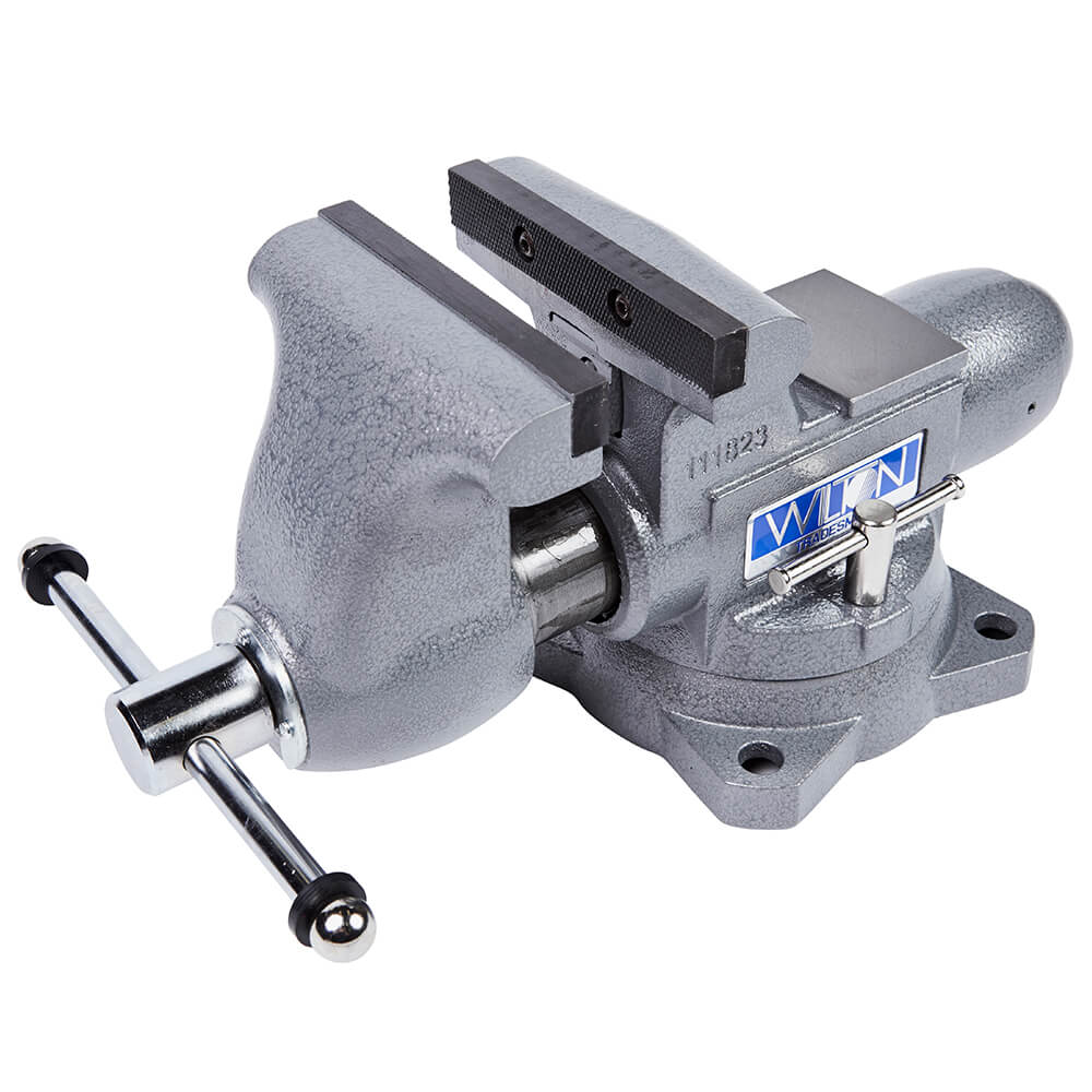 Étau d'atelier robuste de 6,5 pouces avec base pivotante à 360°