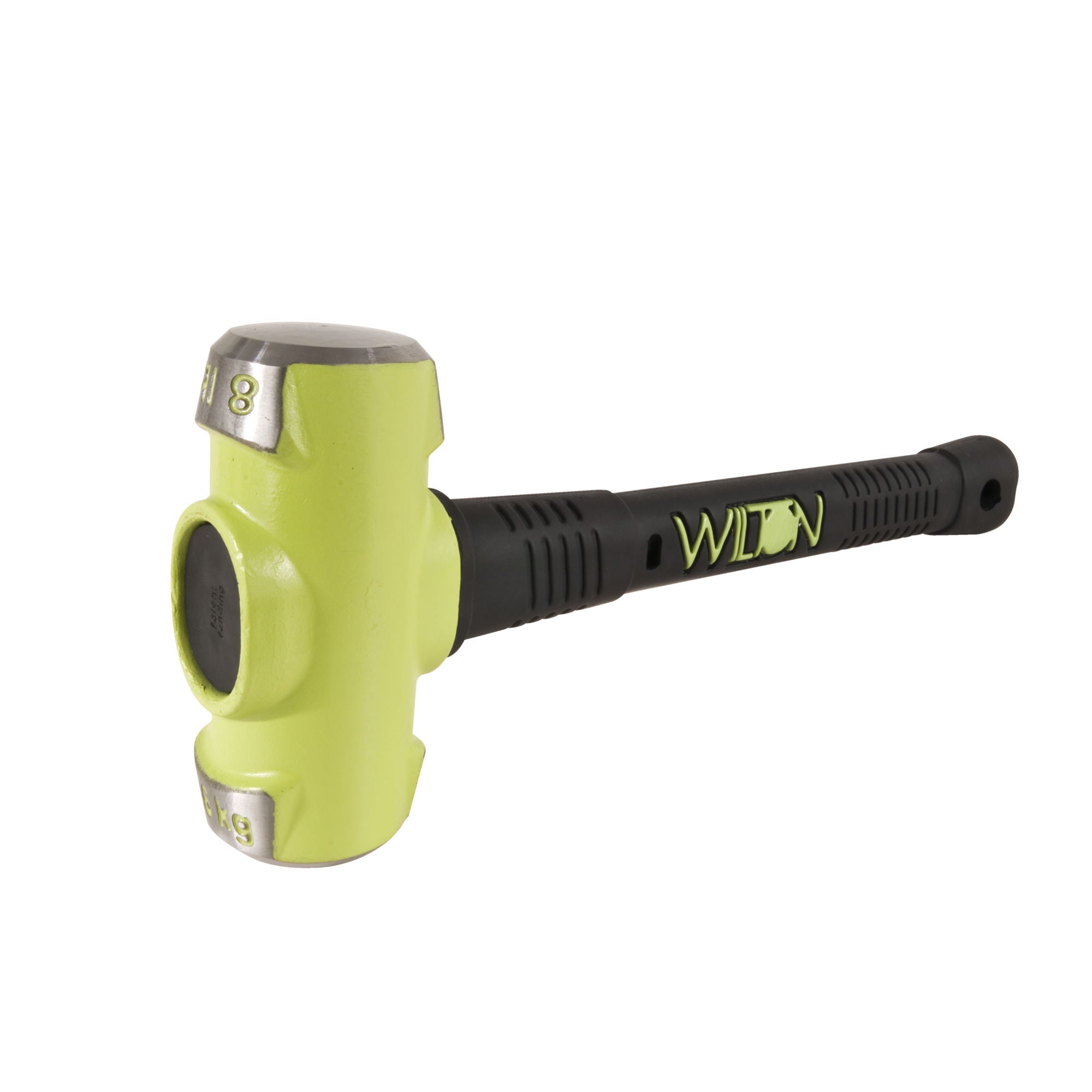 Masse de forgeron en acier de 8 lb de 16 po avec poignée anti-vibration